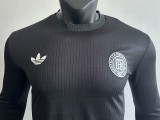25/26 Germany 125th Anniversary Edition Black Long Sleeve Player Version Soccer Jersey