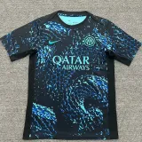 25/26  INT Blue Black Special Edition Fans Soccer Jersey