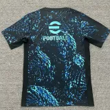 25/26  INT Blue Black Special Edition Fans Soccer Jersey