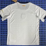 25/26 BAR White  Fans Soccer Jersey(黄胸花）