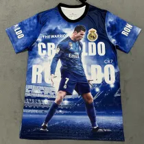 25/26 RMA C-Ro Champion Edition Blue  Fans Soccer Jersey#带7号
