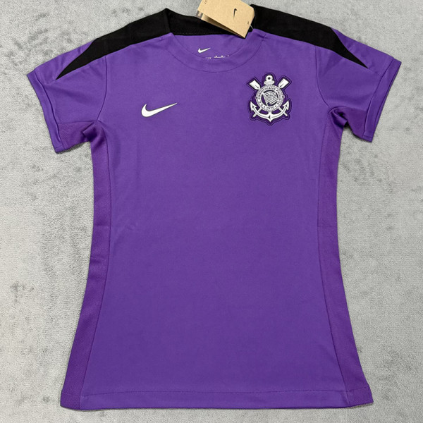 25/26 Corinthians Purple Training Women  shirts#女