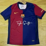 24/25 BAR Home Derby White Advertising Edition Fαns Soccer Jersey白色广告