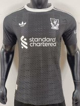 25/26  LIV Black Goalkeeper  Player Version Soccer Jersey