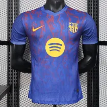25 /26 BAR Purple Special Edition Player Version Soccer Jersey(黄大胸花）