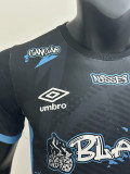 25/26  Santos FC Black Blue  Fans Soccer Jersey