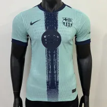 25 /26 BAR Green Special Edition Player Version Soccer Jersey(黑色大胸花）