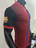 25 /26 BAR Three Color Striped Puzzle Edition Player Version Soccer Jersey