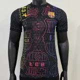 25 /26 BAR Team Logo Special Edition Black Player Version Soccer Jersey