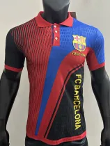25 /26 BAR Three Color Striped Puzzle Edition Player Version Soccer Jersey