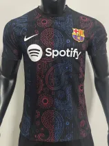 25 /26 BAR Royal Blue Special Edition Player Version Soccer Jersey(白色spotify)