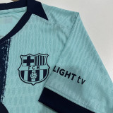 25 /26 BAR Green Special Edition Player Version Soccer Jersey(黑色大胸花）