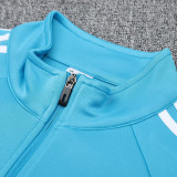 25/26 AD Lake Blue Jacket Tracksuit #2314湖蓝色