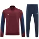 25/26 NK Maroon Jacket Tracksuit #2318枣红色