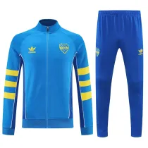 25/26  Boca Juniors Blue Retro Jacket Tracksuit#F06