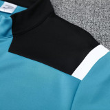 25/26 JM Lake Blue Jacket Tracksuit #2309湖蓝色
