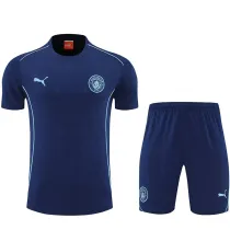 25/26 Man City Royal Blue Training Short Suit