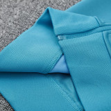 25/26 JM Lake Blue Jacket Tracksuit #2309湖蓝色