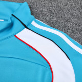 25/26 AD Lake Blue Jacket Tracksuit #2313湖蓝