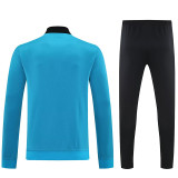 25/26 JM Lake Blue Jacket Tracksuit #2309湖蓝色