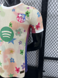 25 /26 BAR Light Yellow Special Edition Player Version Soccer Jersey(绿色大胸花）