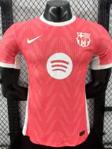 25 /26 BAR Pink Special Edition Player Version Soccer Jersey(白色大胸花）