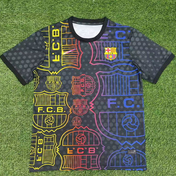 25 /26 BAR Team Logo Special Edition Black Fans Soccer Jersey