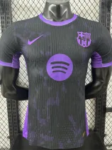 25 /26 BAR Black Purple Special Edition Player Version Soccer Jersey(紫色大胸花）
