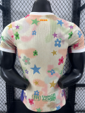 25 /26 BAR Light Yellow Special Edition Player Version Soccer Jersey(绿色大胸花）