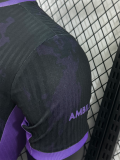 25 /26 BAR Black Purple Special Edition Player Version Soccer Jersey(紫色大胸花）