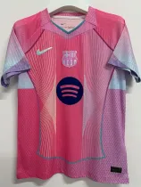 25 /26 BAR Pink Red Special Edition  Player Version Soccer Jersey