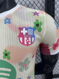25 /26 BAR Light Yellow Special Edition Player Version Soccer Jersey(绿色大胸花）