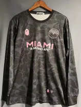 23/24 Inter Miami Purple Black Special Edition Long Sleeve Soccer Jersey