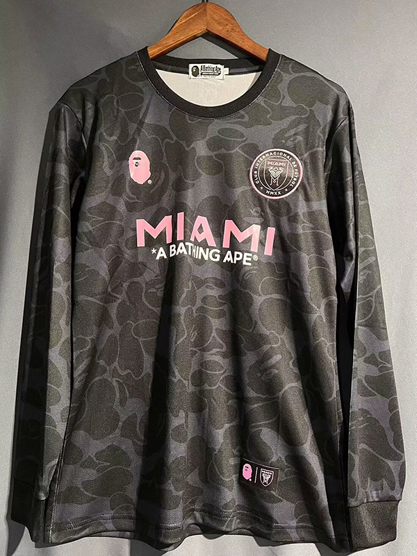 23/24 Inter Miami Purple Black Special Edition Long Sleeve Soccer Jersey