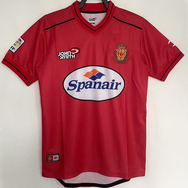 2000/2001  Mallorca Home Retro Soccer Jersey(带西甲章）