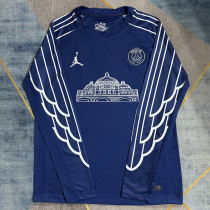 24/25 PSG  Third Cathedral Joint Edition  Long Sleeve Fans Soccer Jersey