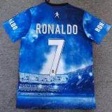 25/26 RMA C-Ro Anniversary Edition Blue Fans Soccer Jersey#带7号