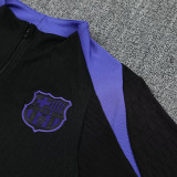 25/26 BAR Black  Half Pull Tracksuit  (半拉链)