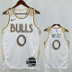 24/25  BULLS WHITE # 0 White City Edition Top Quality Hot Pressing NBA Jersey