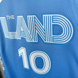 24/25 Cleveland Cavaliers GA RL  AND #10 Blue City EditionTop Quality Hot Pressing  NBA Jersey