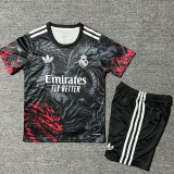 25/26 RMA Dragon Head Diagram Black  Kids Soccer Jersey