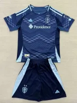 25/26 Seattle Sounders FC  Away Kids  Soccer Jersey(带章）