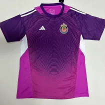 25/26  Chivas Goalkeeper Purple Fans Soccer Jersey