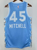 24/25 Cleveland Cavaliers MITCHELL #45 Blue City EditionTop Quality Hot Pressing  NBA Jersey