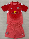 25/26 New York Red Bulls  Goalkeeper Orange Kids Soccer Jersey