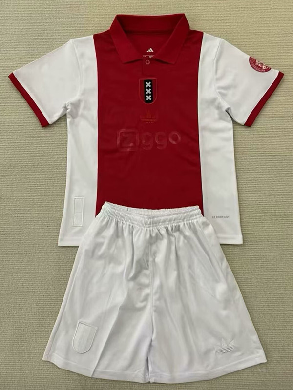 25/26 Ajax 125th Anniversary Edition  Kids Soccer Jersey（带章）