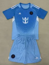 25/26  Inter Miami Goalkeeper Blue Kids Soccer Jersey