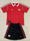25/26 Man Utd Red Retro Kids Soccer Jersey
