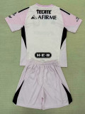 25/26 Tigres UANL Goalkeeper  Pink Kids Soccer Jersey