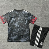 25/26 RMA Dragon Head Diagram Black  Kids Soccer Jersey
